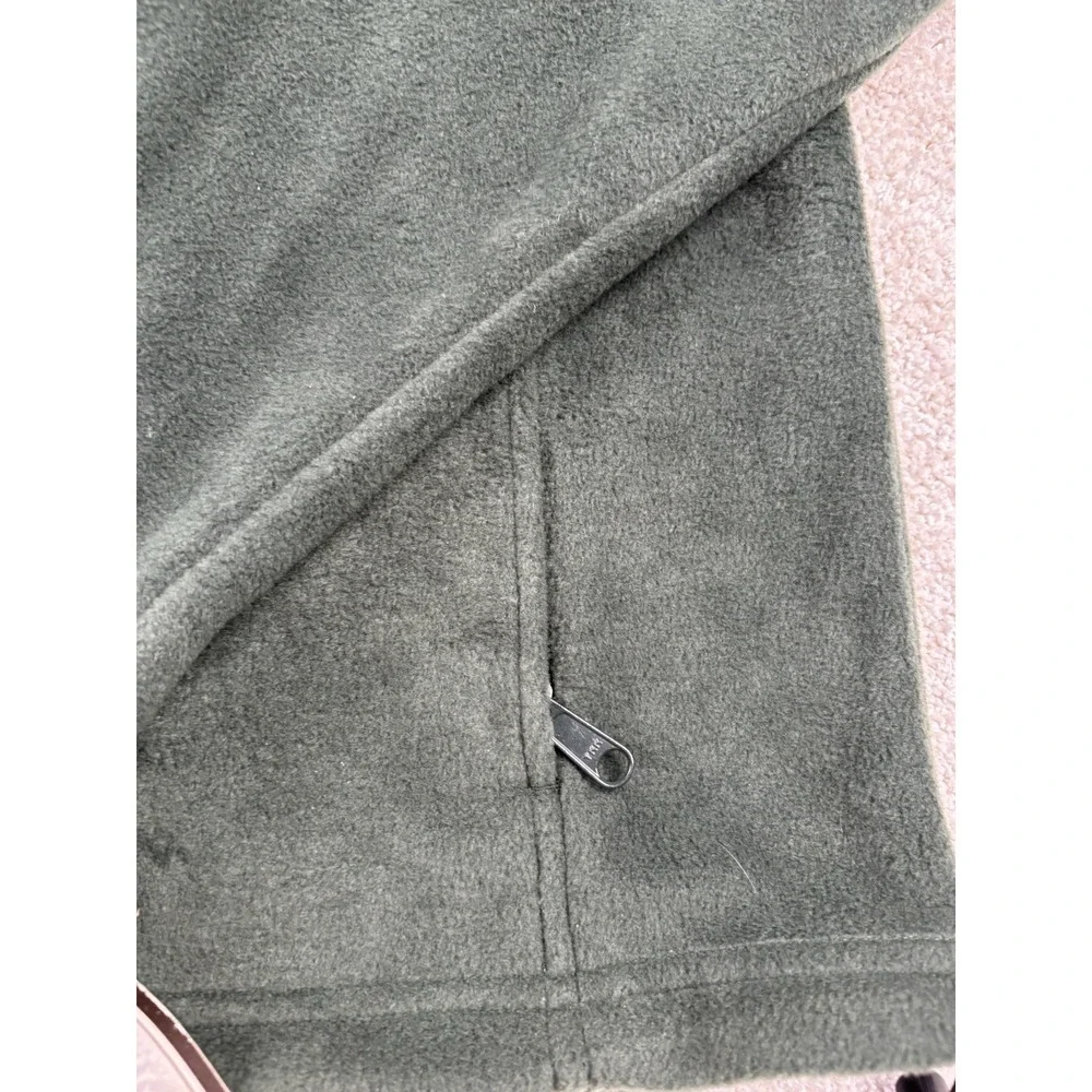 Columbia Sportswear Full Zip Fleece Sage Green Jacket Size Large